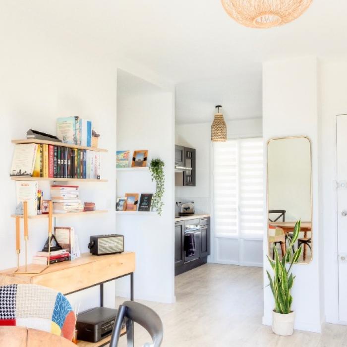 Rénovation d'un joli 2 pièces de 40m2 situé à Nice Nord Rénovation d'un joli 2 pièces de 40m2 situé à Nice Nord